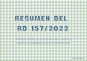 Vista previa - Para docentes: organización, planificación y formación - RESUMEN REAL DECRETO 157/2022 - OPOSICIONES - página 1