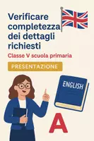 anteprima - Presentazioni / Lavagne - Verificare completezza dei dettagli richiesti - Pagina di copertina