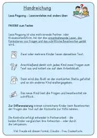 Vorschau - Arbeitsblätter - Der verschwundene Turnbeutel, Lese-Pingpong Freebie zum Testen - Seite 1