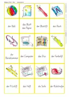 Vorschau - Spiele - Wortschatzaufbau (DaZ) – Schulmaterial – Bildpaare - Seite 1