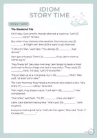 Vorschau - Arbeitsblätter - Idioms Story - Seite 3