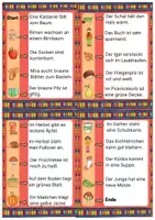 Vorschau - Spiele - Partnerlesen: Lese Quartett Herbst, Klasse 2-3 - Seite 3