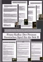 Vorschau - Arbeitsblätter - Franz Kafka: Der Prozess Rollenspiel Sek2 - Deckblatt