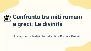 anteprima - Presentazioni / Lavagne - Confrontare miti romani con quelli greci evidenziando somiglianze e differenze - Pagina 1