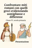 anteprima - Presentazioni / Lavagne - Confrontare miti romani con quelli greci evidenziando somiglianze e differenze - Pagina di copertina