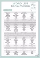Vorschau - Arbeitsblätter - Word List Bundle - Seite 3