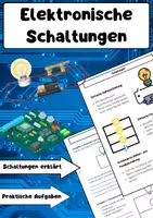 Vorschau - Arbeitsblätter - Elektronische Schaltungen: Reihenschaltung und Parallelschaltung - Deckblatt
