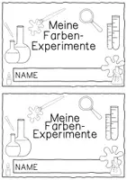 Vorschau - Arbeitsblätter - Meine Farben-Experimente Kunst Klasse 2 - Seite 1