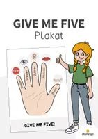 Vorschau - Poster - "Give me five"-Plakat für den Klassenraum (Ritual für die Grundschule) - Deckblatt