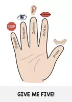 Vorschau - Poster - "Give me five"-Plakat für den Klassenraum (Ritual für die Grundschule) - Seite 3