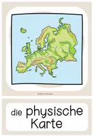 Vorschau - Poster - KARTENKUNDE - Bild- und Wortkarten - Seite 1
