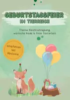 Vorschau - Arbeitsblätter - Arbeitsblatt - Geburtstagsfeier im Tierbereich - Deckblatt