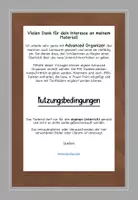 Vorschau - Poster - Advanced Organizer - 4 Vorlagen zur Selbsterstellung - Seite 1