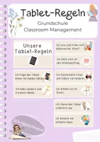 Vorschau - Poster - Tablet Regeln - Visualisierung - Boho / Beige - Deckblatt