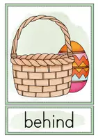 anteprima - Schede informative - Prepositions Easter Flashcards - Pagina 3