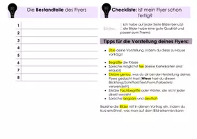 Vorschau - Arbeitsblätter - Merkheft Flyer erstellen im Programm Word - Seite 2