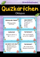 Vorschau - Arbeitsblätter - Oktopus MEGABUNDLE - Wissenskartei, Lückentext, Steckbrief, Suchsel, Quizkarten - Seite 1