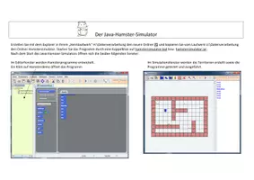 Vorschau - Arbeitsblätter - Java Hamstermodell Einführung - Seite 3