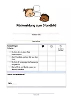 Vorschau - Präsentationen/Tafelbilder - Rückmeldebogen zum Rollenspiel, szenischen Spiel und Standbild - Seite 2