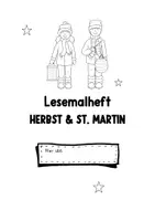 Vorschau - Arbeitsblätter - Lesemalheft: Herbst und St. Martin - Seite 1