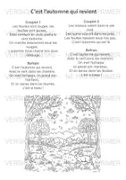Aperçu - Inclusion - Chant C'est l'automne qui revient version simple A - Page 3