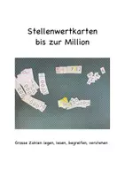 Vorschau - Fördermaterial/Inklusion - Stellenwertkarten bis 1 Million - grosse Zahlen verstehen - Deckblatt