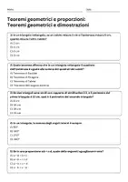 anteprima - Quiz - Teoremi geometrici e dimostrazioni - Pagina 1