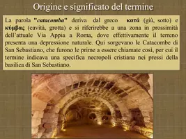 anteprima - Esercizi - Le catacombe paleocristiane. - Pagina 1