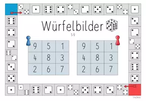 Vorschau - Spiele - Bingofeld - Würfelaugen (Mengen erfassen, 1. Klasse) - Seite 1