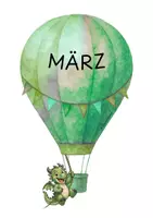 Vorschau - Präsentationen/Tafelbilder - Geburtstagskalender mit Ballons - Drachenklasse - Seite 3