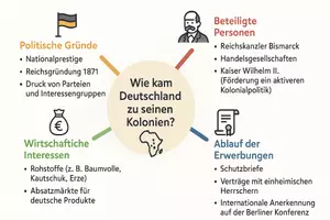 Vorschau - Arbeitsblätter - Arbeitsblätter zum Thema "Wie kam Deutschland zu seinen Kolonien?" + Lösung & MP3 + Mindmap - Seite 3