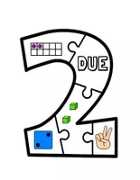 anteprima - Flashcard - puzzle numeri da 1 a 10 - Pagina 1