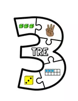 anteprima - Flashcard - puzzle numeri da 1 a 10 - Pagina 2