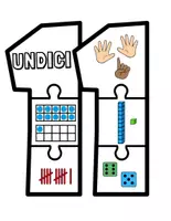 anteprima - Flashcard - puzzle numeri da 11 a 20 - Pagina di copertina