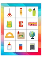 Aperçu - Jeux - Le bingo de l’école - Page 1
