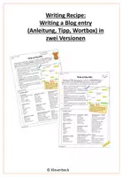Vorschau - Merkblätter - Writing Receipe: blog entry - Deckblatt