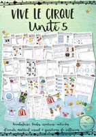 Vorschau - Arbeitsblätter - Français - Vive le cirque - Unité 5 - Deckblatt