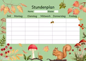 Vorschau - Poster - Stundenplan - Herbst - Seite 2