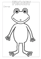 anteprima - Flashcard - Froggy gets dressed - Pagina 1