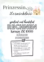 Vorschau - Unterrichtsreihen - spielend und handelnd rechnen lernen ZR 1000 Zählen in Schritten - Deckblatt