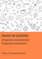 anteprima - Piani di lezione - Proprietà matematiche: Proprietà associativa - Pagina di copertina