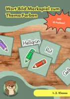 Vorschau - Spiele - Wort-Bild-Merkspiel zum Thema Farben | LinosEdition - Deckblatt