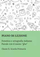 anteprima - Esercizi - Raccolta di materiali di italiano: Parole con ghe - Pagina 1