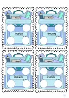 Vorschau - Stationenlernen - Hurra, ich bin ein Schulkind - Stationenpass - Deckblatt