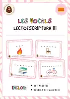 Vista previa - Hojas de trabajo - Les vocals III - LECTOESCRIPTURA - Portada