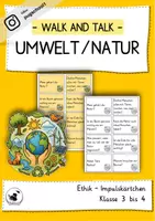 Vorschau - Bildkarten - Ethik - Walk and Talk - Umwelt und Natur - Deckblatt