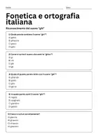 anteprima - Compiti in classe/Test - Fonetica e ortografia: riconoscimento del suono "ghi" - Pagina 2