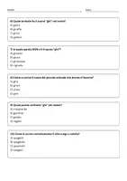 anteprima - Compiti in classe/Test - Fonetica e ortografia: riconoscimento del suono "ghi" - Pagina 3