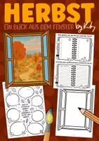 Vorschau - Arbeitsblätter - Blick aus dem Fenster in den Herbst - Kunst & Schreibprojekt - Deckblatt