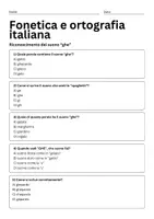 anteprima - Compiti in classe/Test - Fonetica e ortografia: riconoscimento del suono "ghe" - Pagina 2
